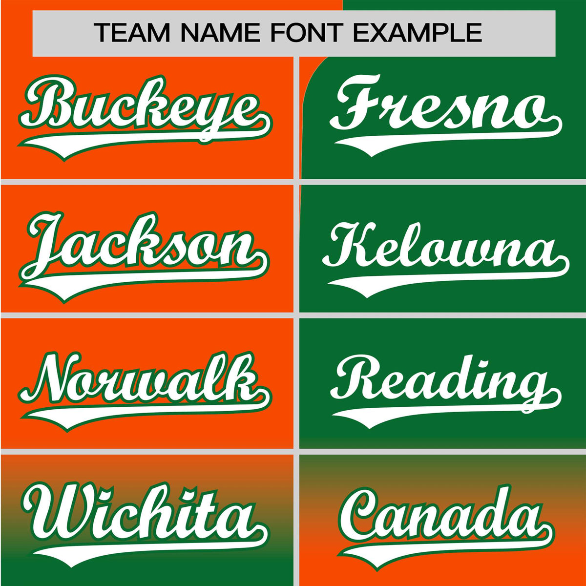 Custom Orange-Green White Authentic Split Fashion Baseball Jersey