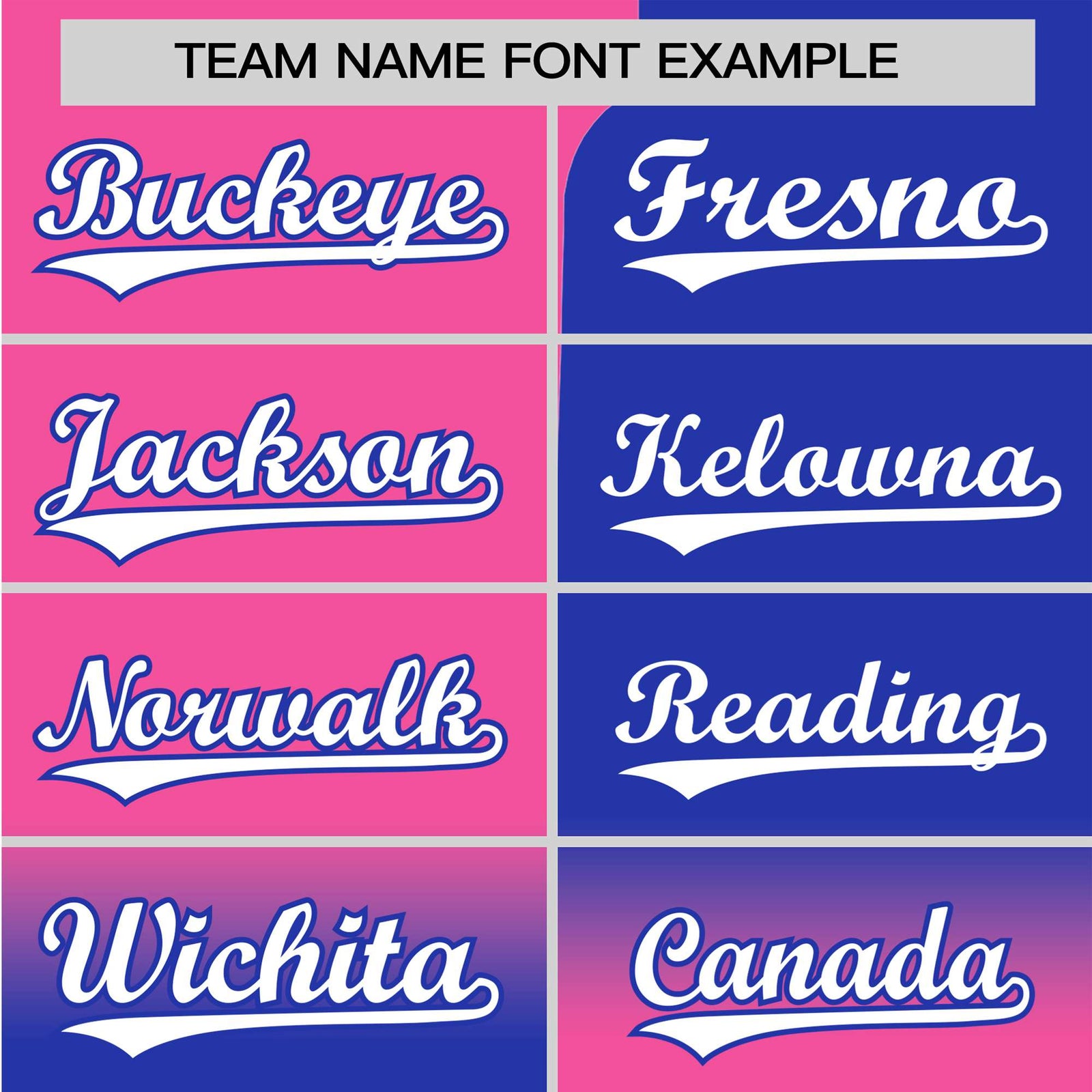 Custom Pink-Royal Blue White Authentic Split Fashion Baseball Jersey