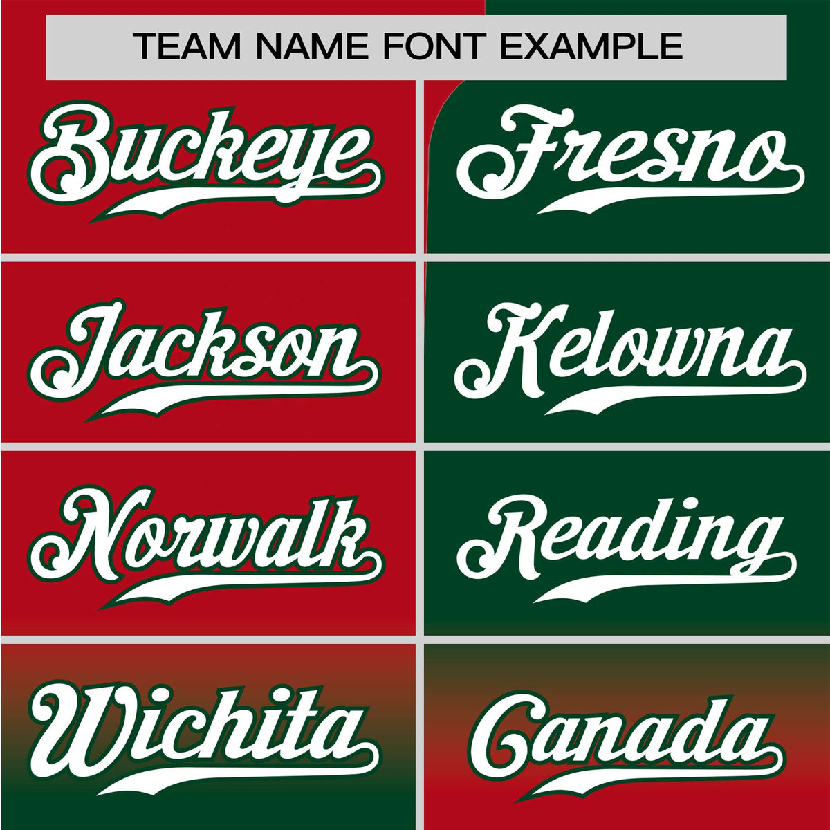 Custom Red Green White Authentic Split Fashion Baseball Jersey