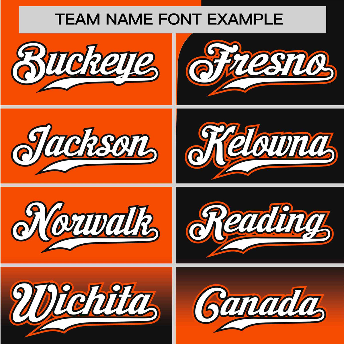 Custom Orange-Black White Authentic Split Fashion Baseball Jersey