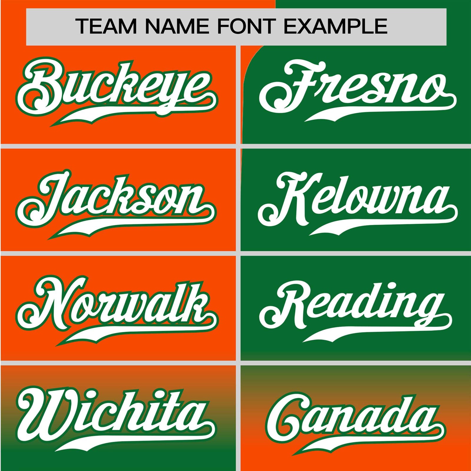 Custom Orange-Green White Authentic Split Fashion Baseball Jersey