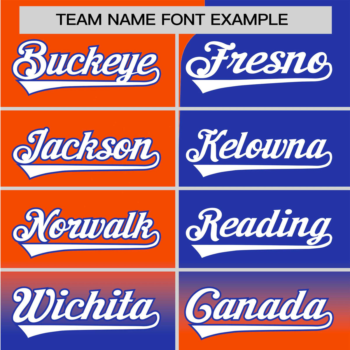 Custom Orange-Blue White Authentic Split Fashion Baseball Jersey