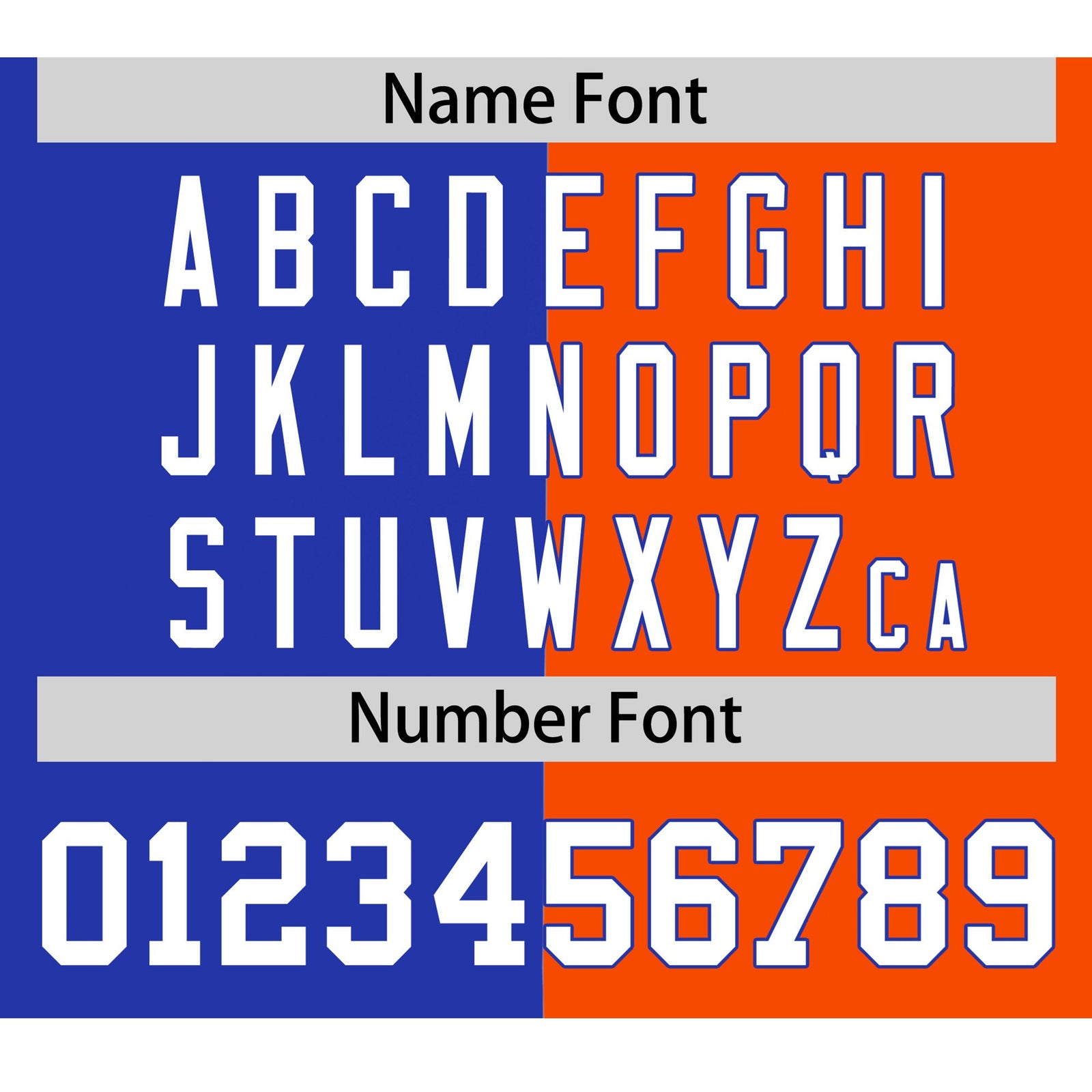 Custom Orange-Blue White Authentic Split Fashion Baseball Jersey