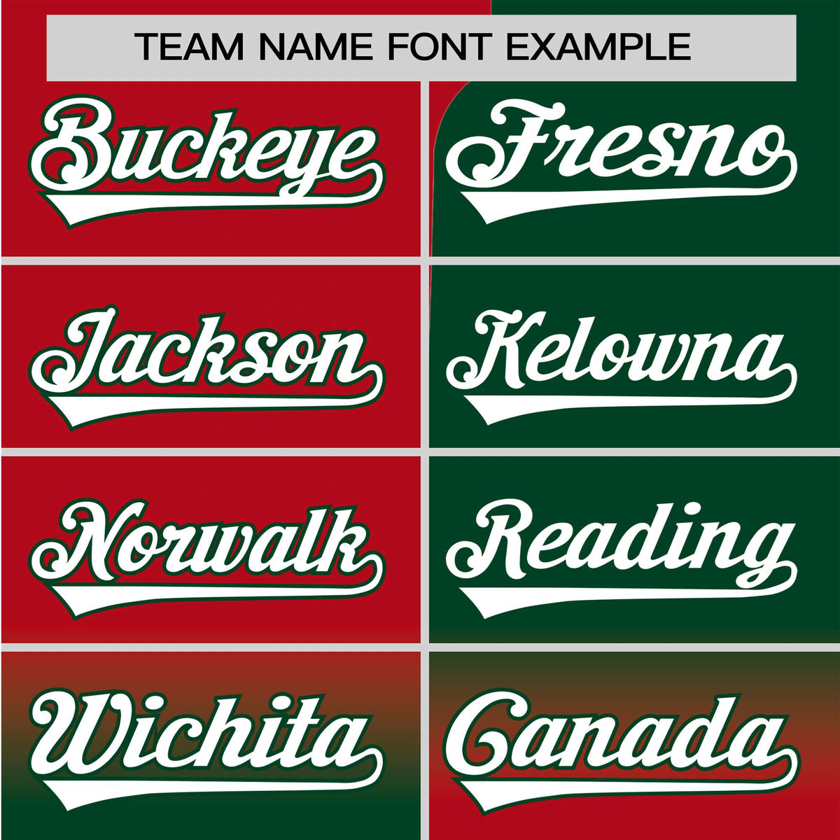 Custom Red Green White Authentic Split Fashion Baseball Jersey