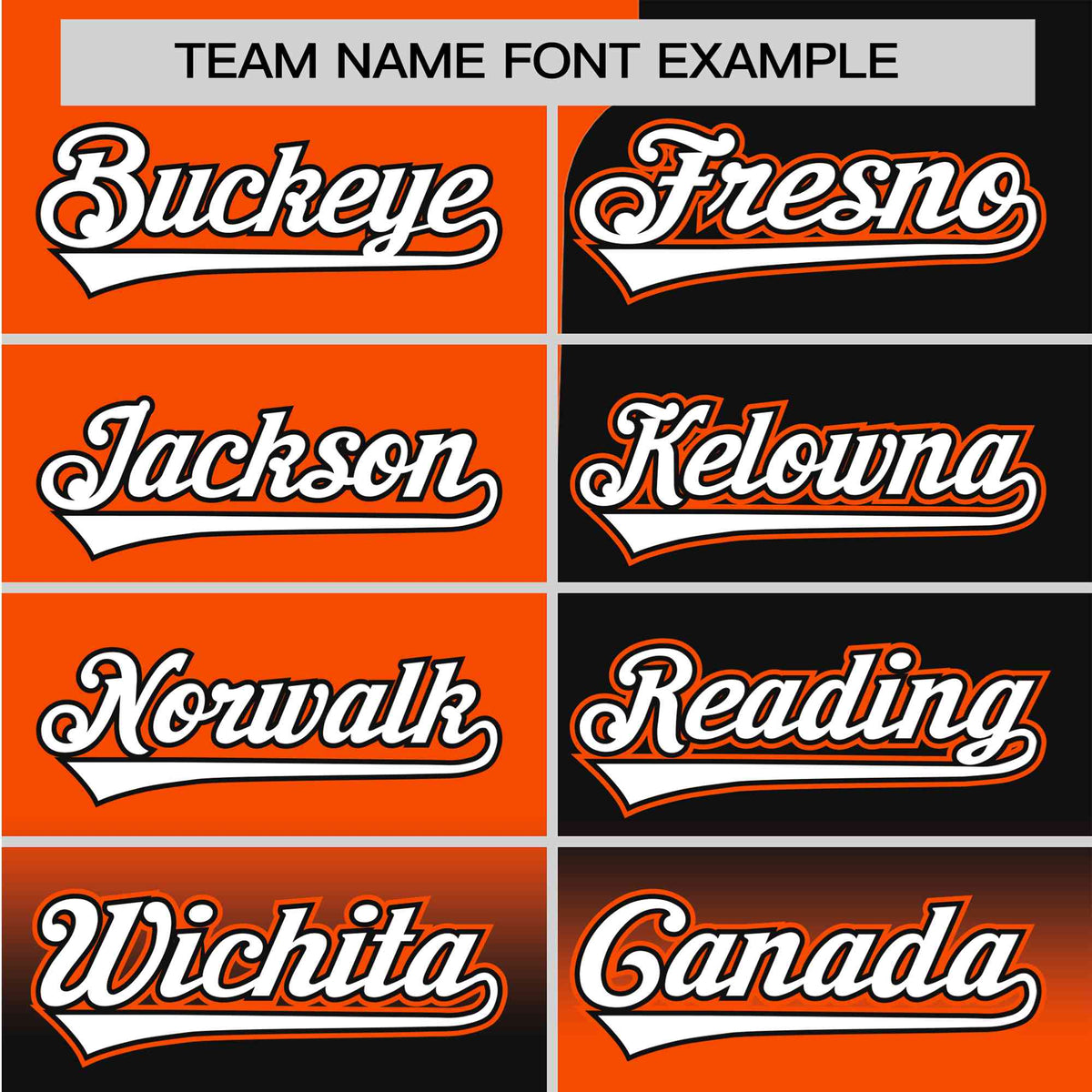 Custom Orange-Black White Authentic Split Fashion Baseball Jersey