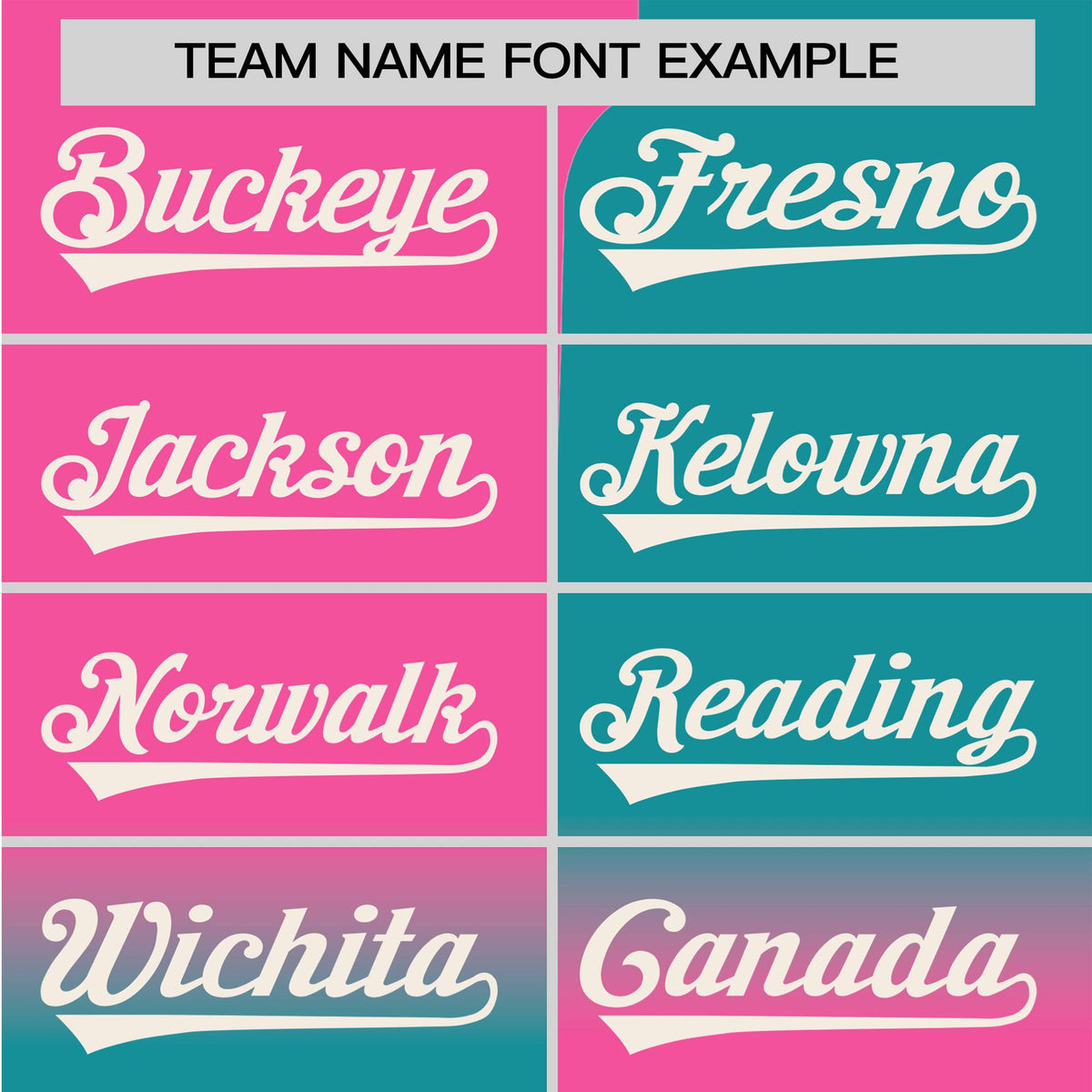 Custom Pink-Aqua Authentic Split Fashion Baseball Jersey