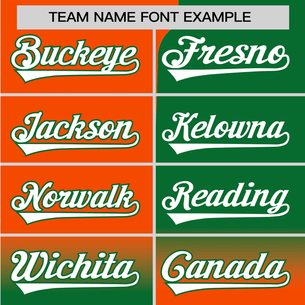 Custom Orange-Green White Authentic Split Fashion Baseball Jersey