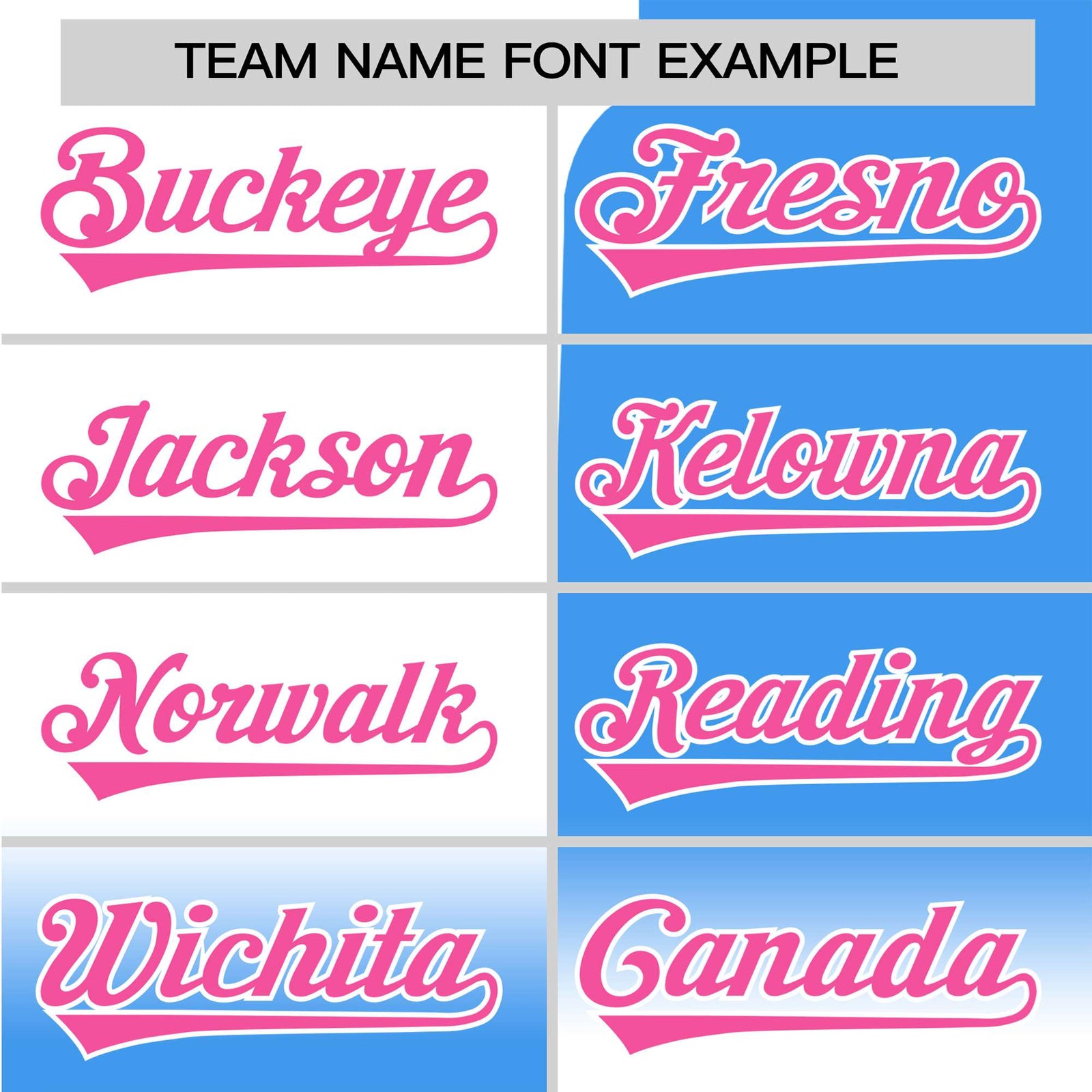 Custom Blue-White Pink Authentic Split Fashion Baseball Jersey