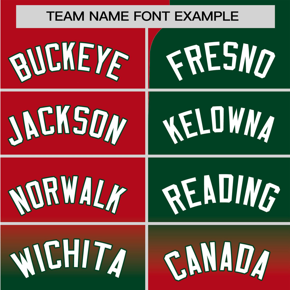 Custom Red Green White Authentic Split Fashion Baseball Jersey