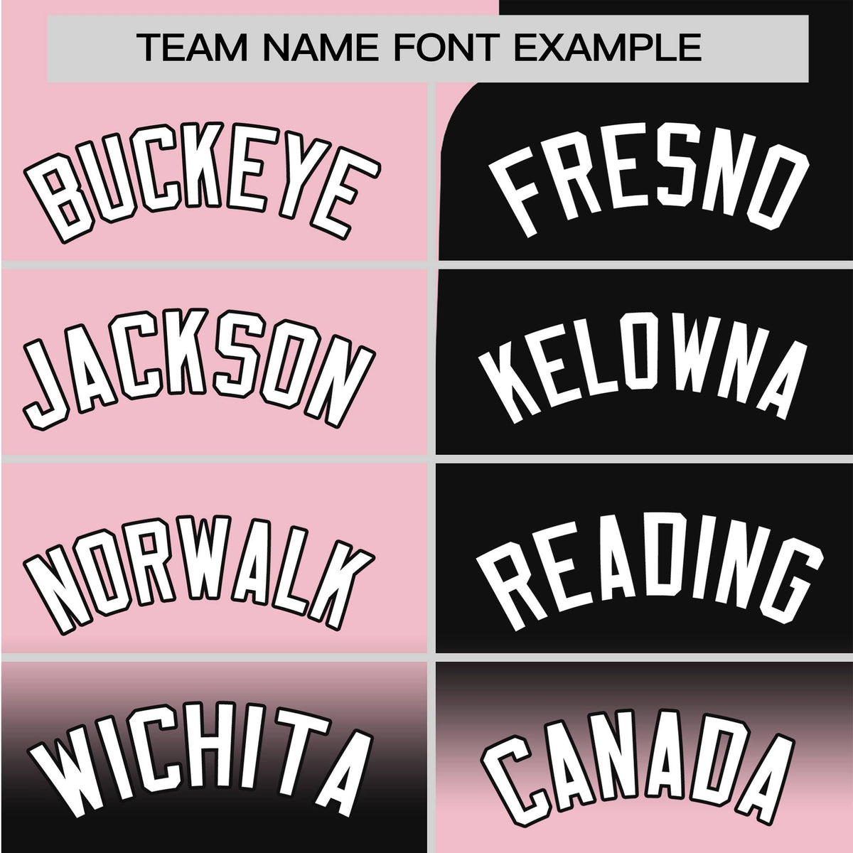 Custom Pink-Black White Authentic Split Fashion Baseball Jersey