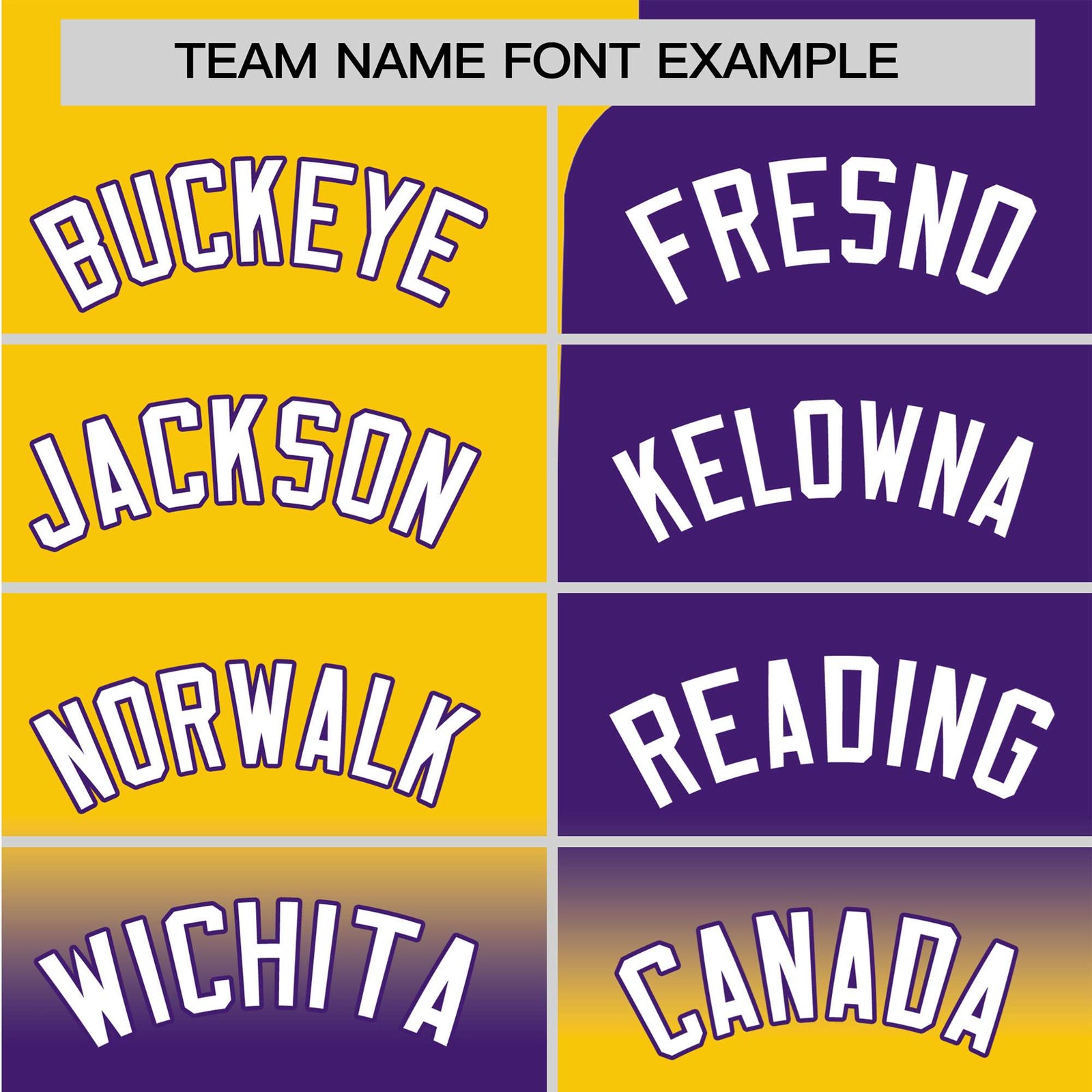 Custom Gold-Purple White Authentic Split Fashion Baseball Jersey