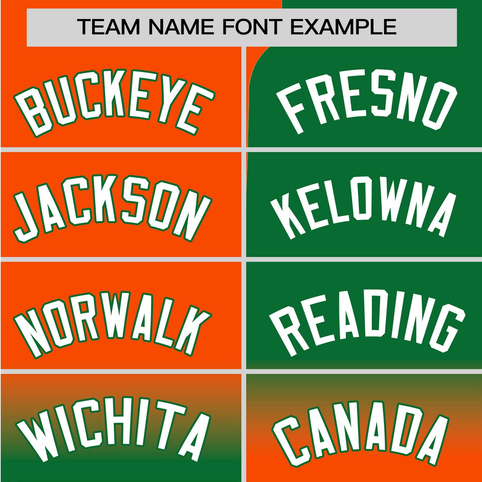 Custom Orange-Green White Authentic Split Fashion Baseball Jersey