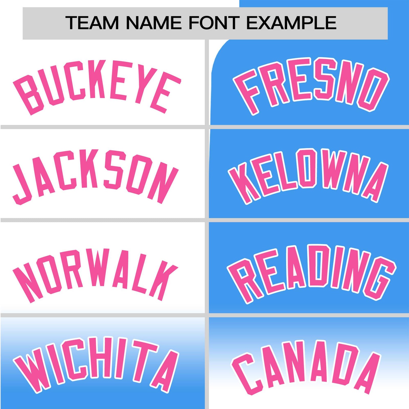 Custom Blue-White Pink Authentic Split Fashion Baseball Jersey