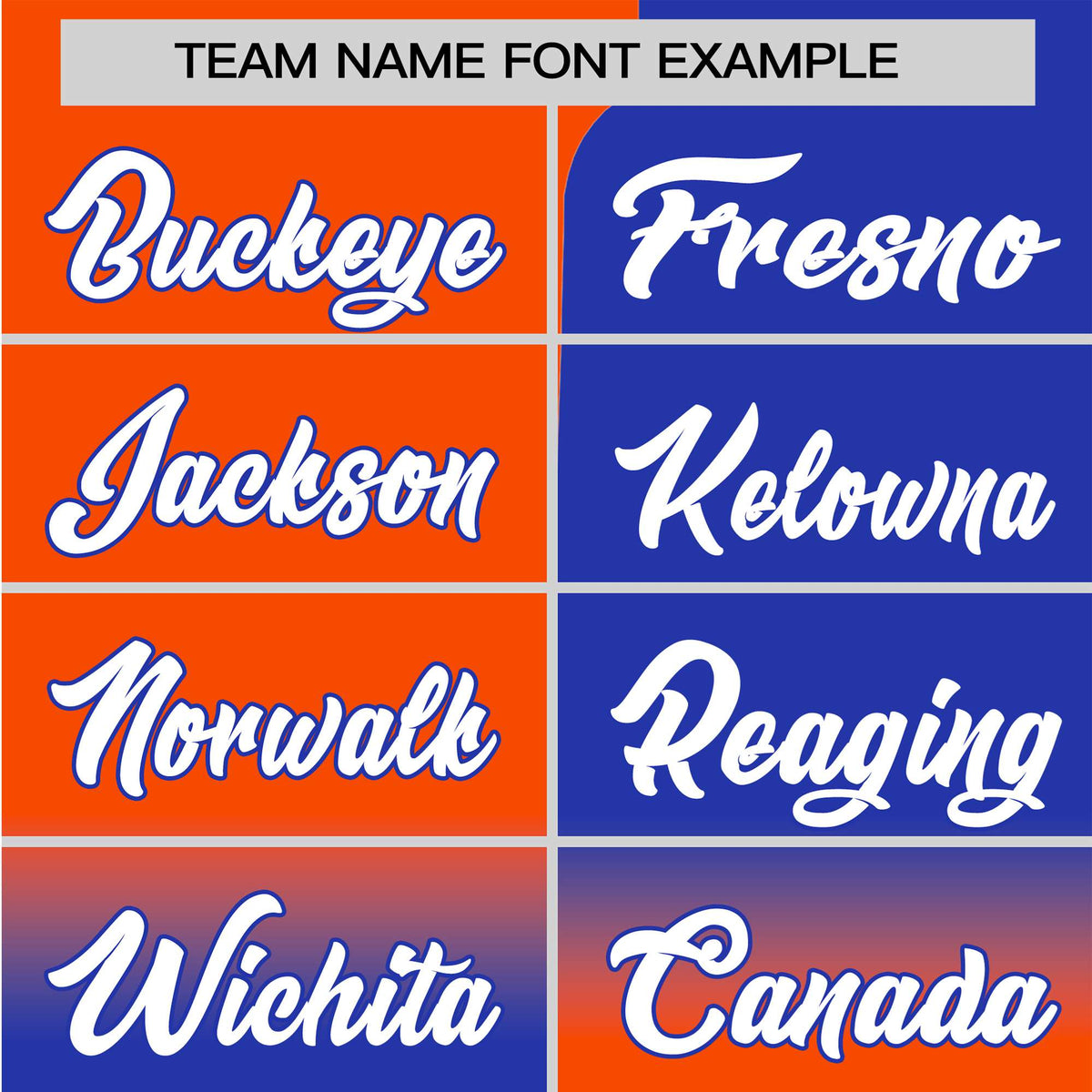 Custom Orange-Blue White Authentic Split Fashion Baseball Jersey