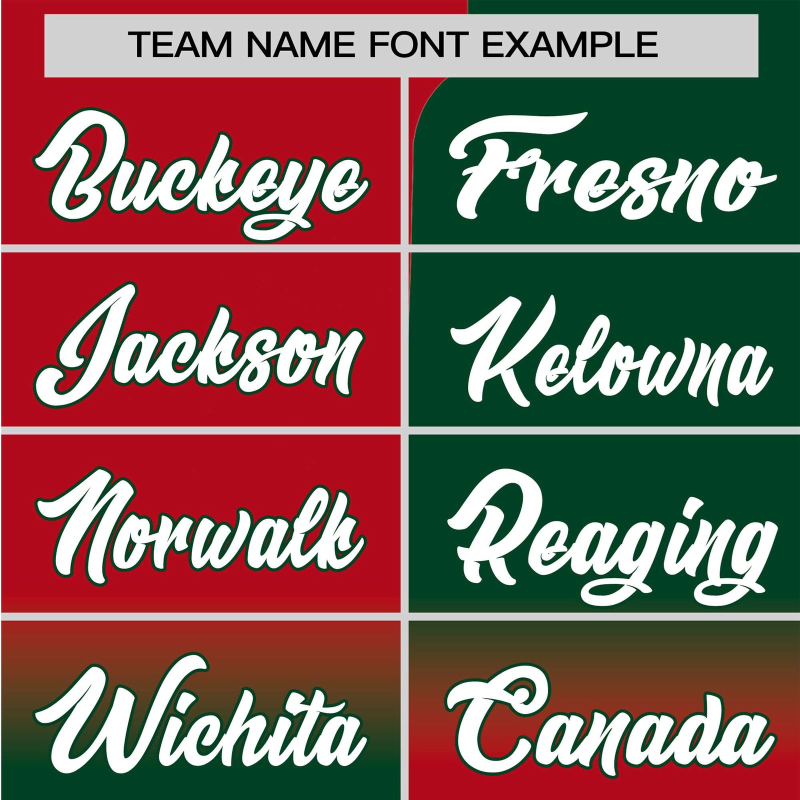 Custom Red Green White Authentic Split Fashion Baseball Jersey