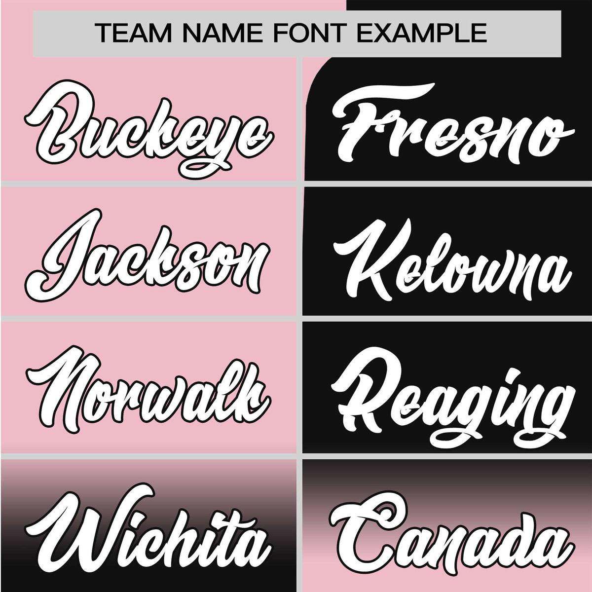Custom Pink-Black White Authentic Split Fashion Baseball Jersey
