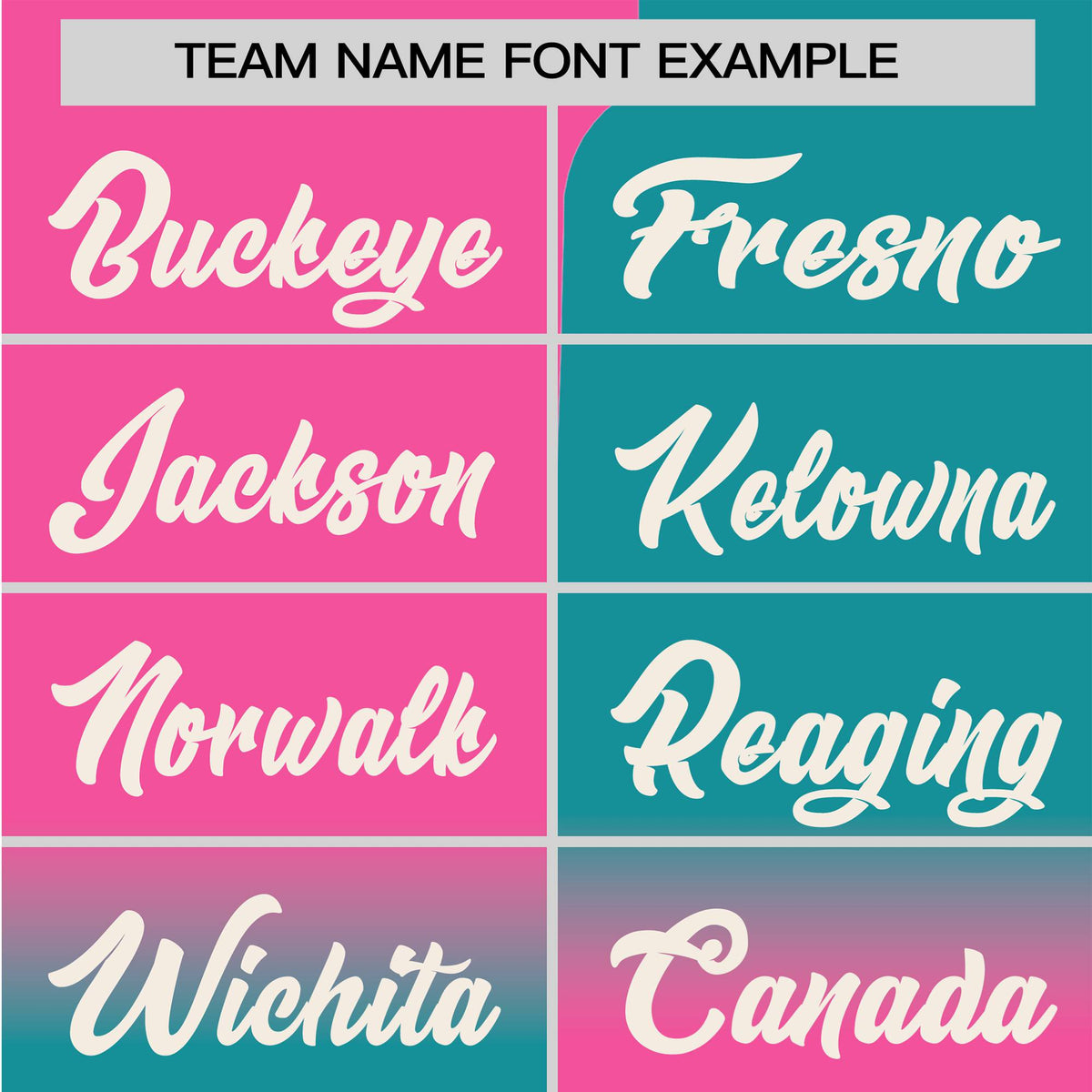 Custom Pink-Aqua Authentic Split Fashion Baseball Jersey