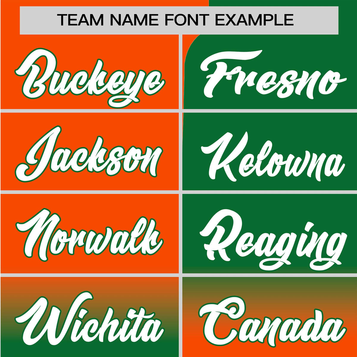 Custom Orange-Green White Authentic Split Fashion Baseball Jersey