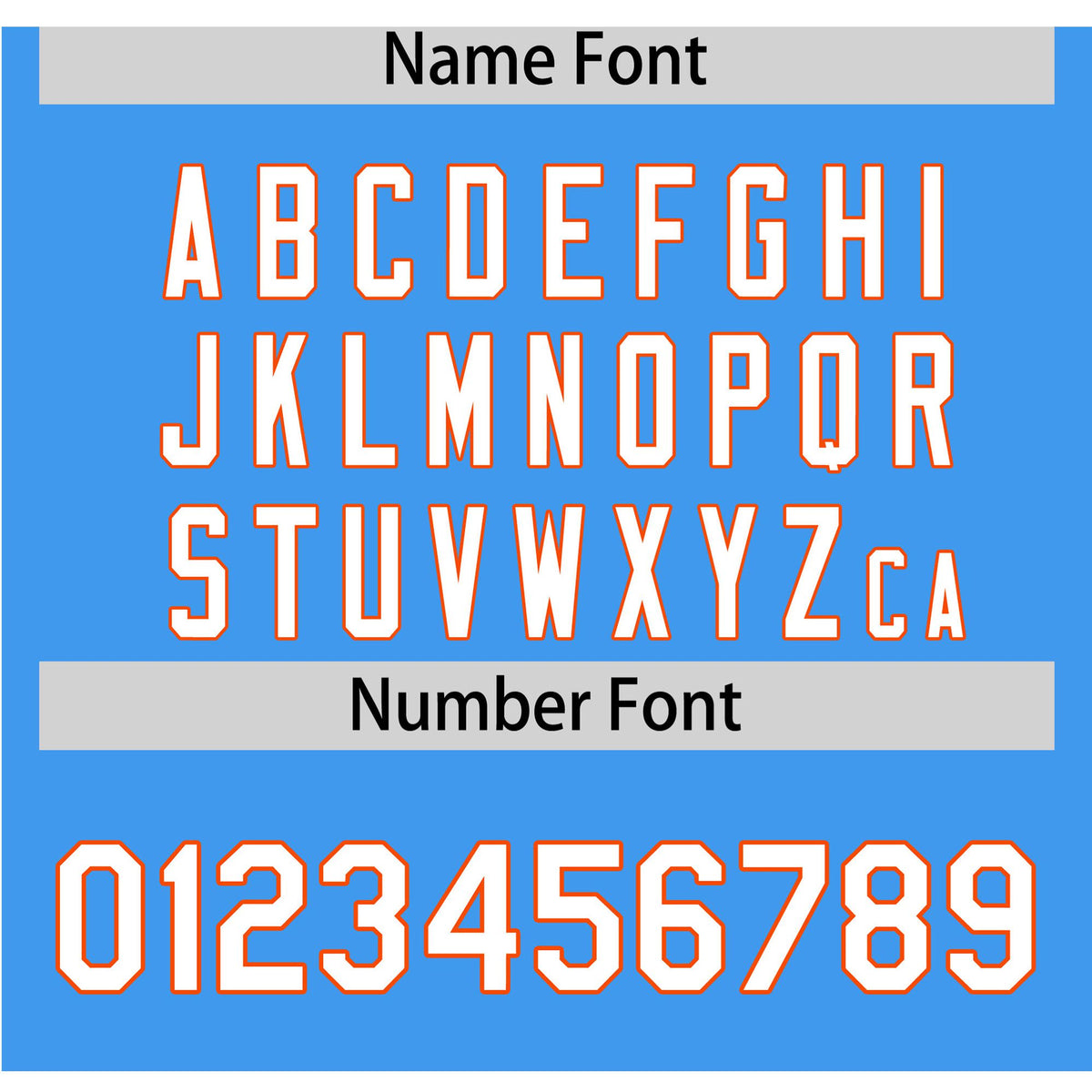 Custom Powder Blue Orange White Authentic Raglan Sleeves Baseball Jersey