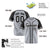 Custom Gray Black Authentic Raglan Sleeves Baseball Jersey