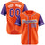 Custom Orange Purple Authentic Baseball Jersey