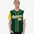 Custom Green Gold White Authentic Baseball Jersey