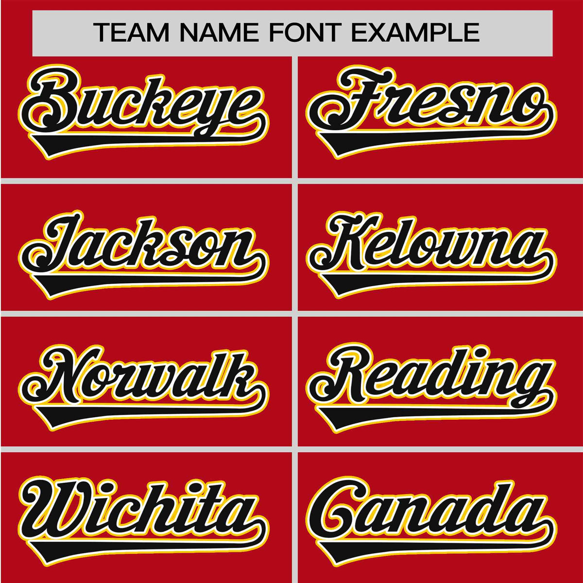 Custom Red Gold Black Yellow Authentic Baseball Jersey