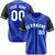 Custom Royal Blue Black Authentic Baseball Jersey