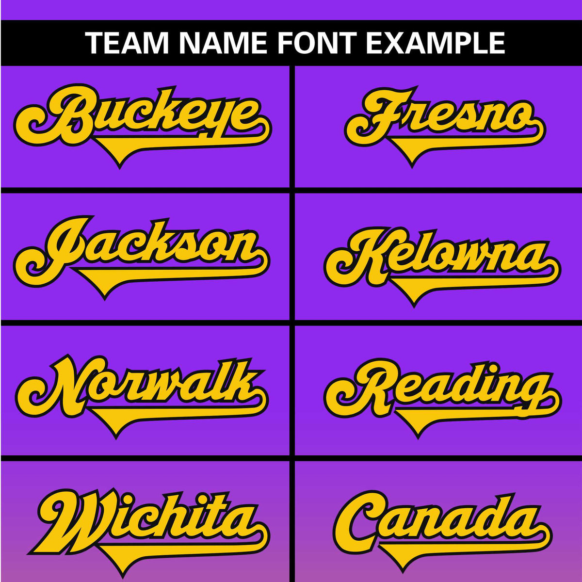 Custom Purple Yellow-Black Authentic Fade Fashion Baseball Jersey