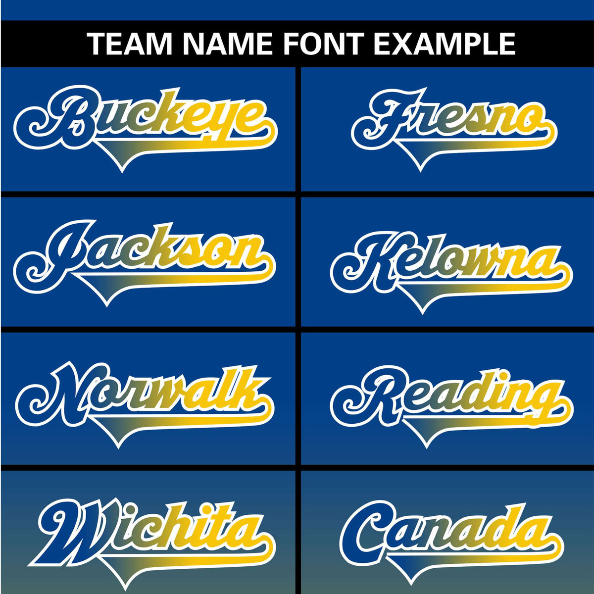 Custom Blue Yellow-Black Authentic Fade Fashion Baseball Jersey