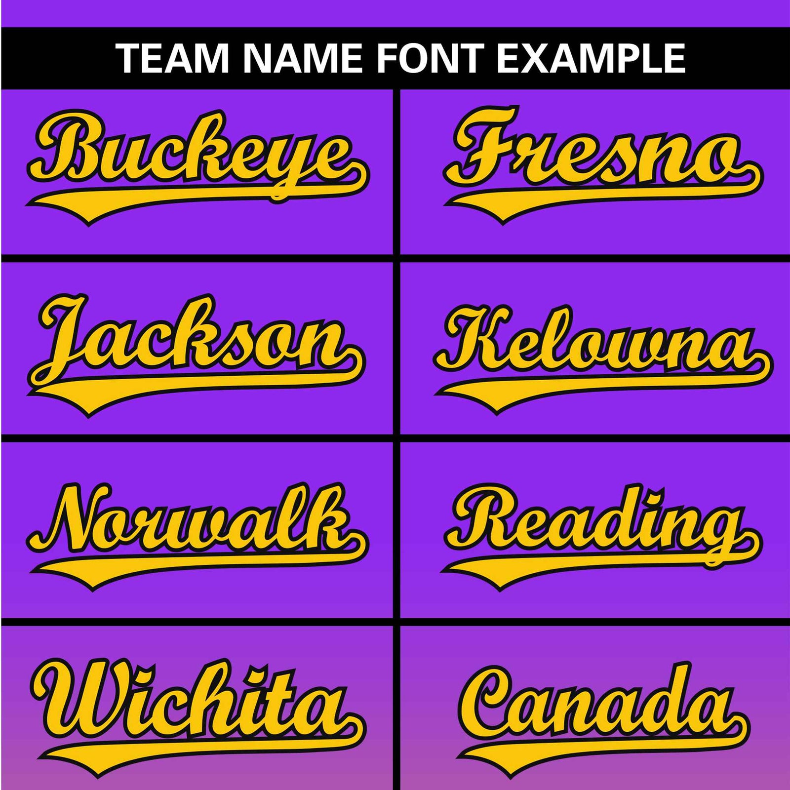 Custom Purple Yellow-Black Authentic Fade Fashion Baseball Jersey