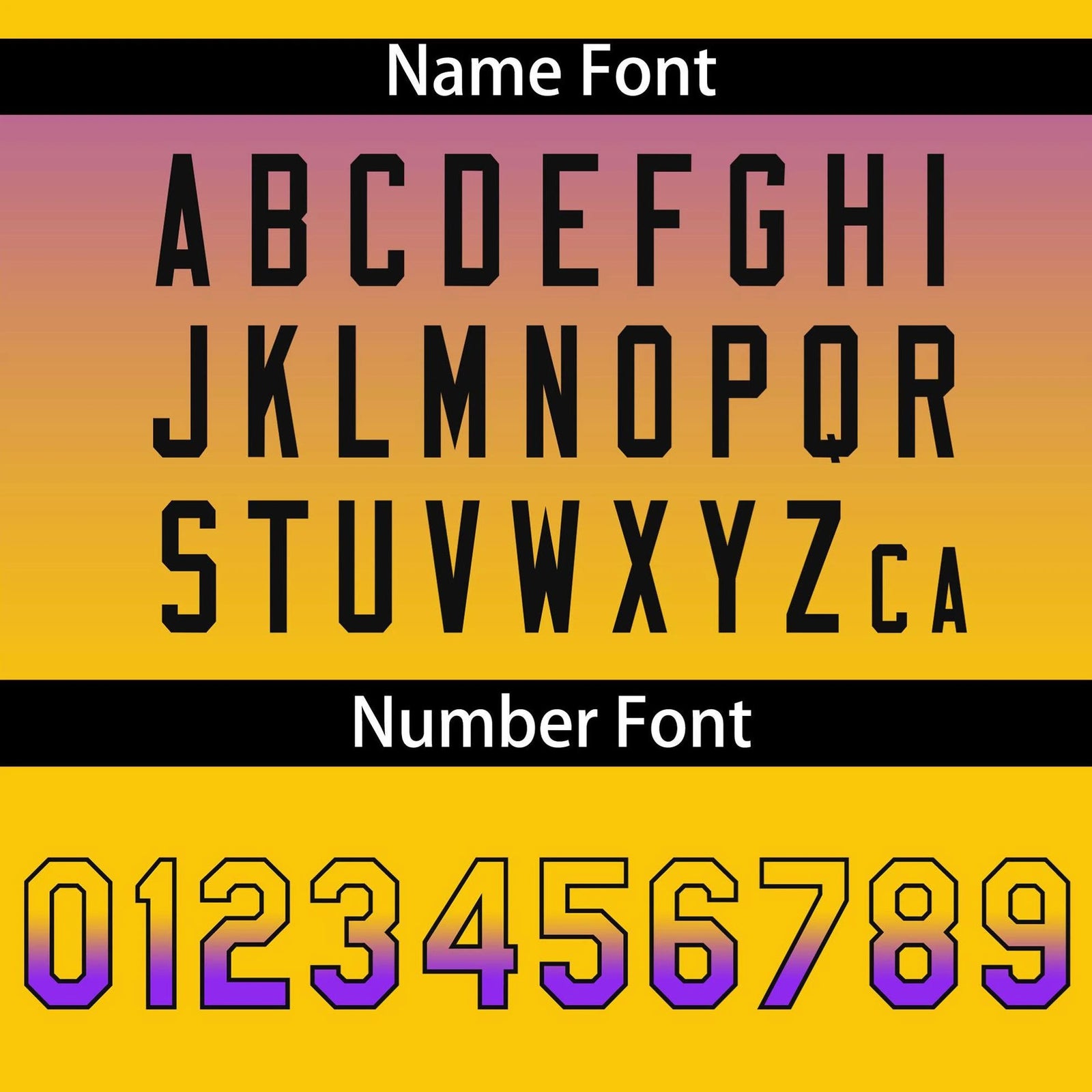 Custom Purple Yellow-Black Authentic Fade Fashion Baseball Jersey