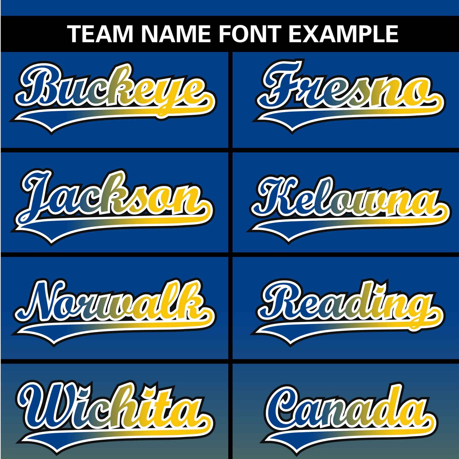 Custom Blue Yellow-Black Authentic Fade Fashion Baseball Jersey