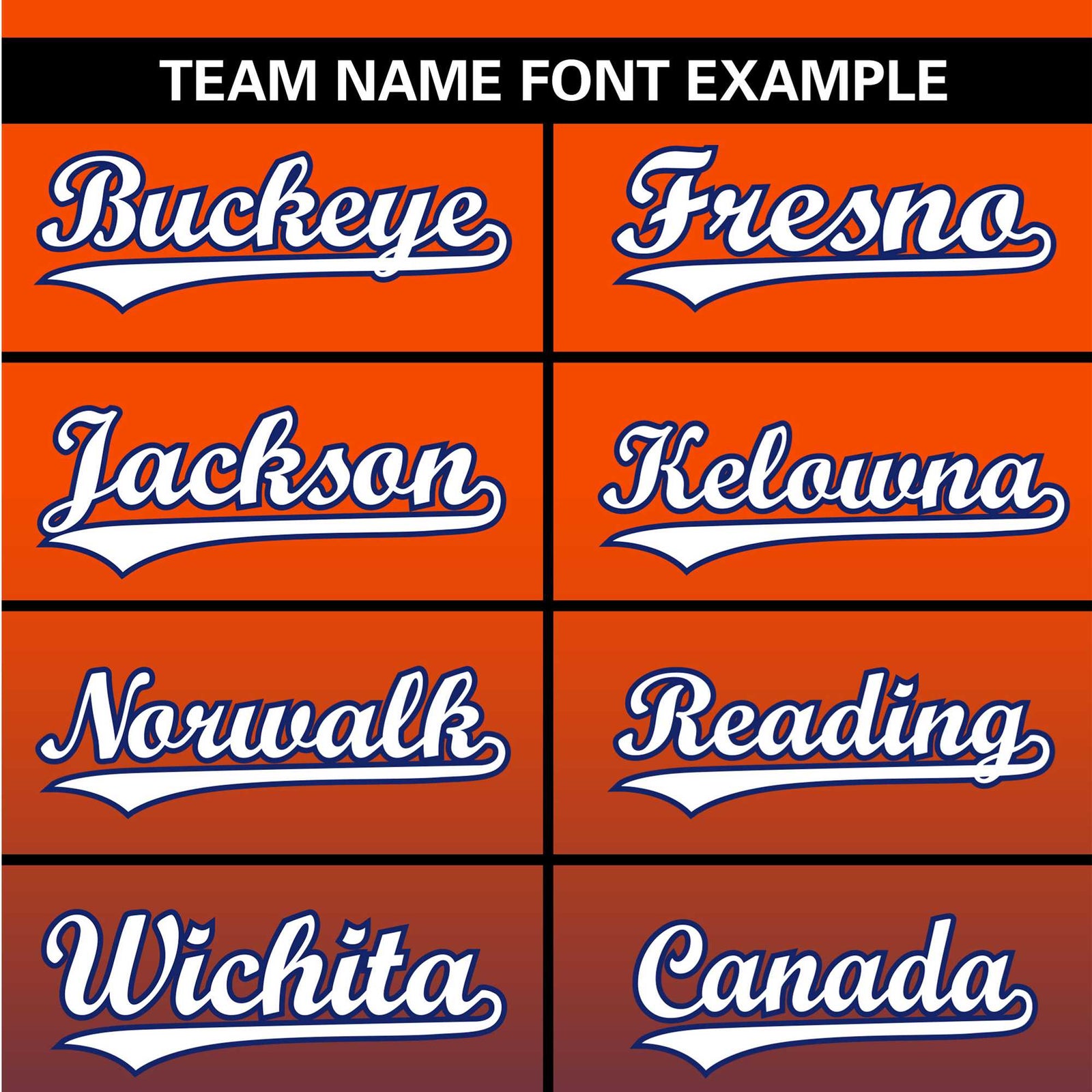 Custom Orange-Royal Blue-White Authentic Fade Fashion Baseball Jersey