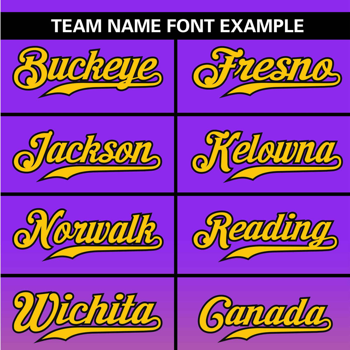 Custom Purple Yellow-Black Authentic Fade Fashion Baseball Jersey