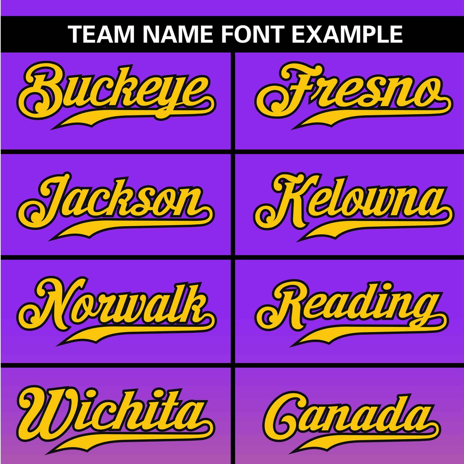 Custom Purple Yellow-Black Authentic Fade Fashion Baseball Jersey