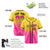 Custom Yellow Pink-Black Authentic Fade Fashion Baseball Jersey