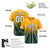 Custom Yellow Green Authentic Fade Fashion Baseball Jersey