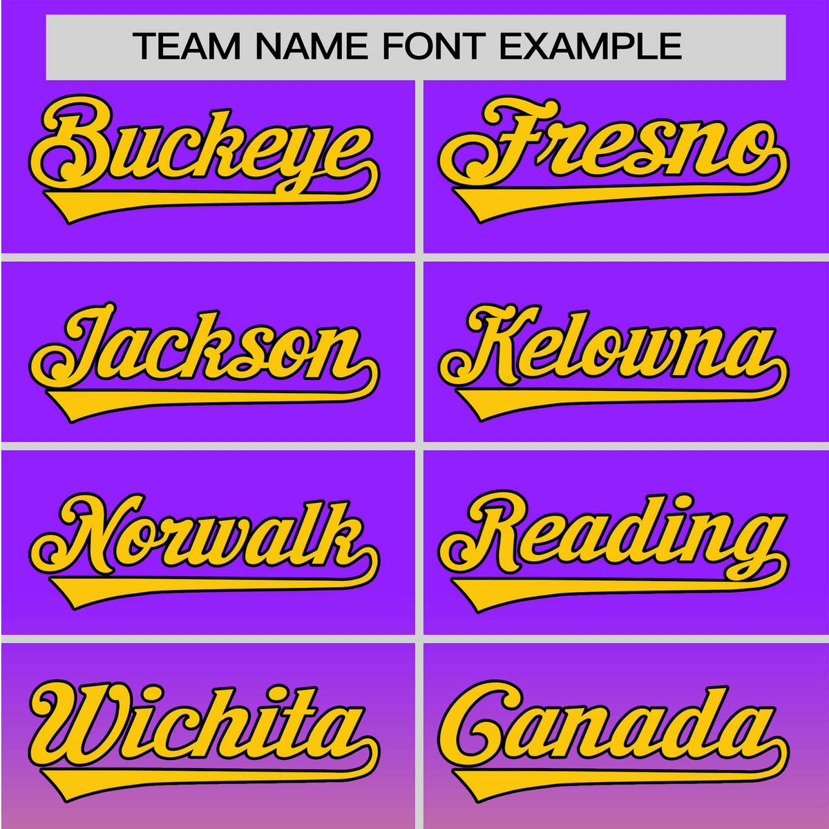 Custom Purple Yellow-Black Authentic Fade Fashion Baseball Jersey