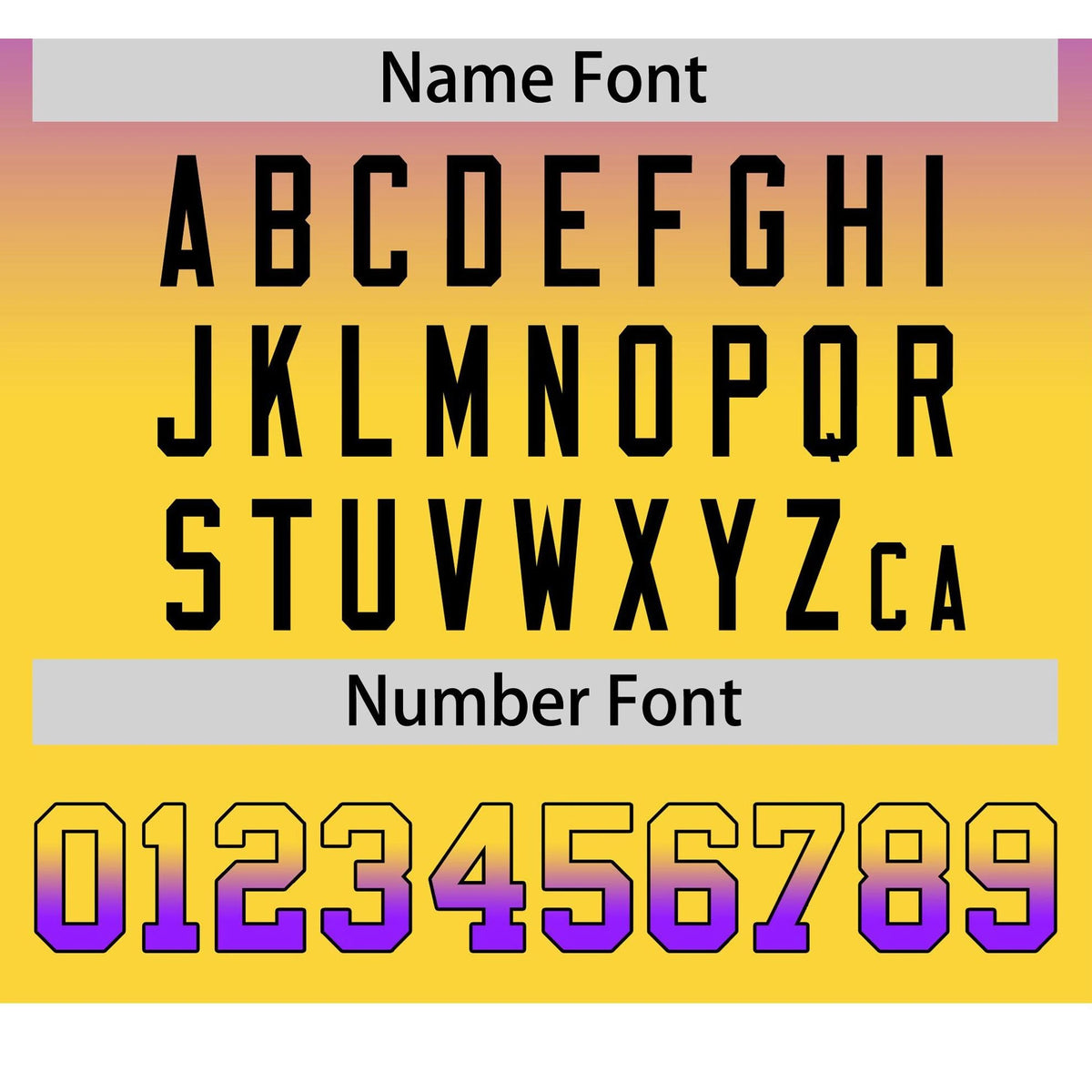 Custom Purple Yellow-Black Authentic Fade Fashion Baseball Jersey