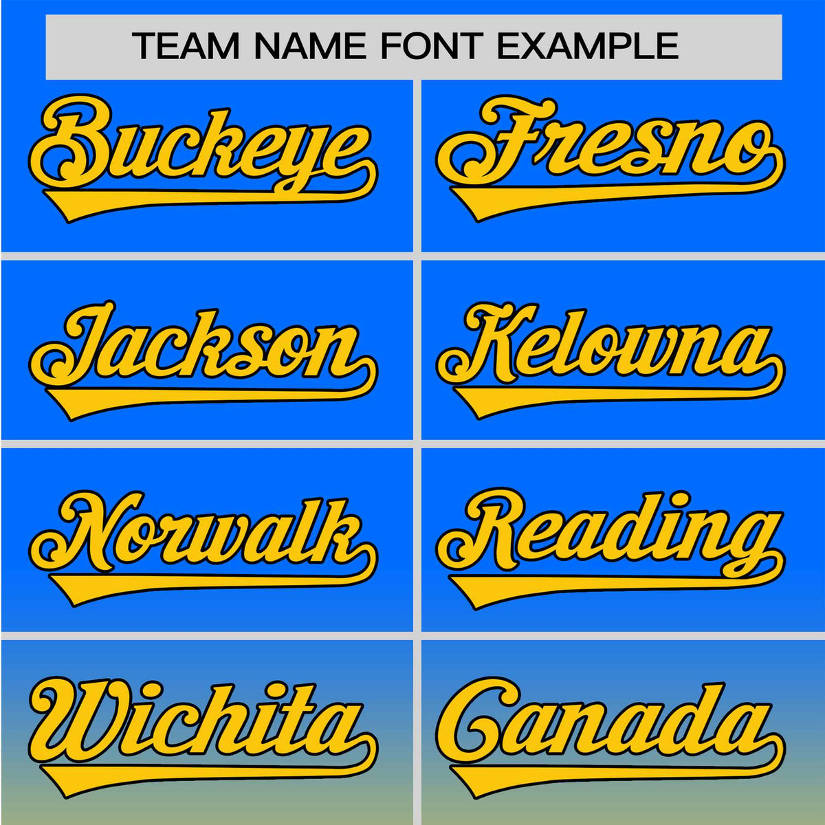 Custom Blue Yellow-Black Authentic Fade Fashion Baseball Jersey