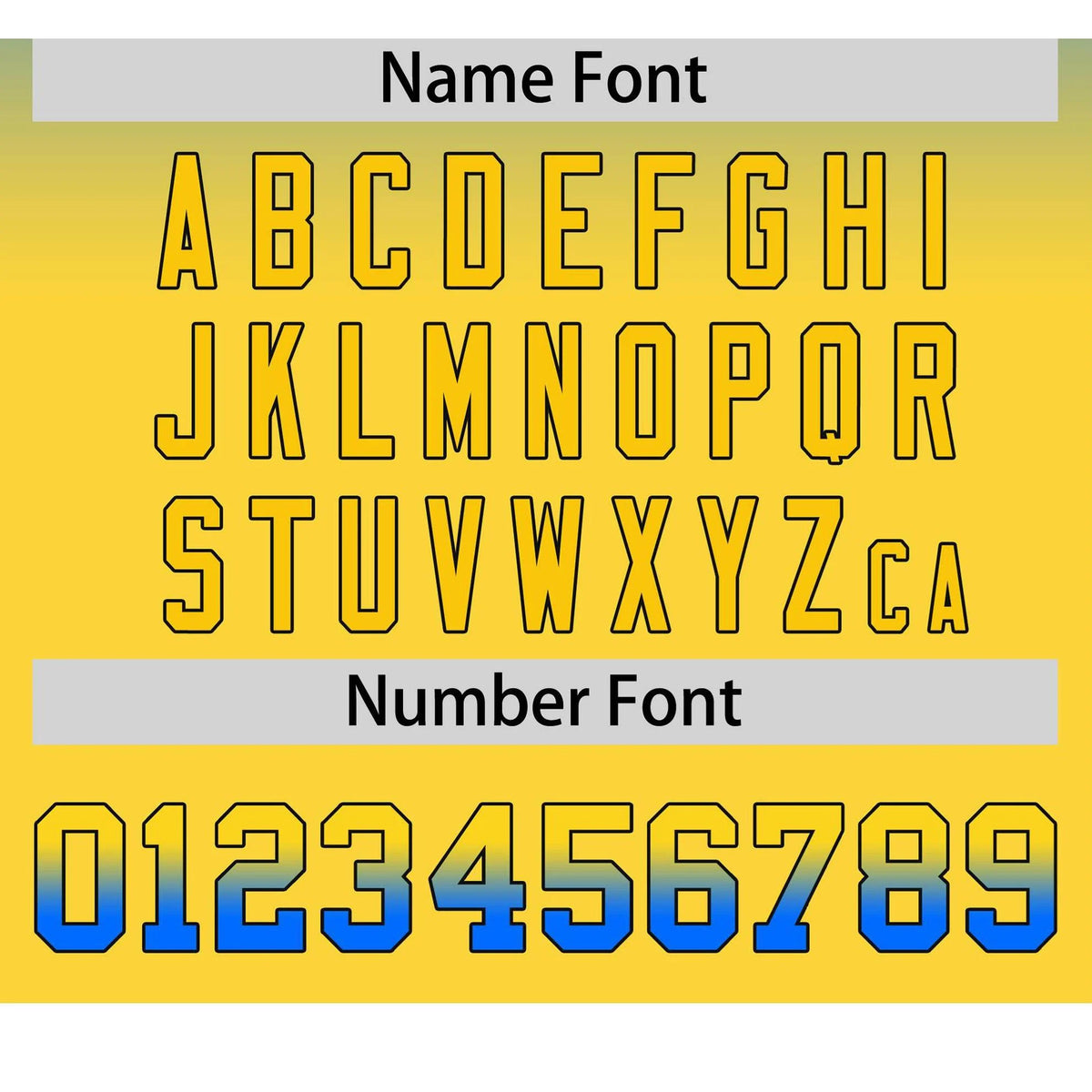 Custom Blue Yellow-Black Authentic Fade Fashion Baseball Jersey