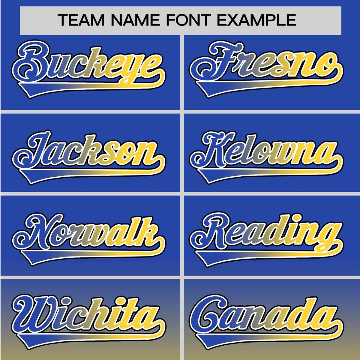 Custom Blue Yellow-Black Authentic Fade Fashion Baseball Jersey