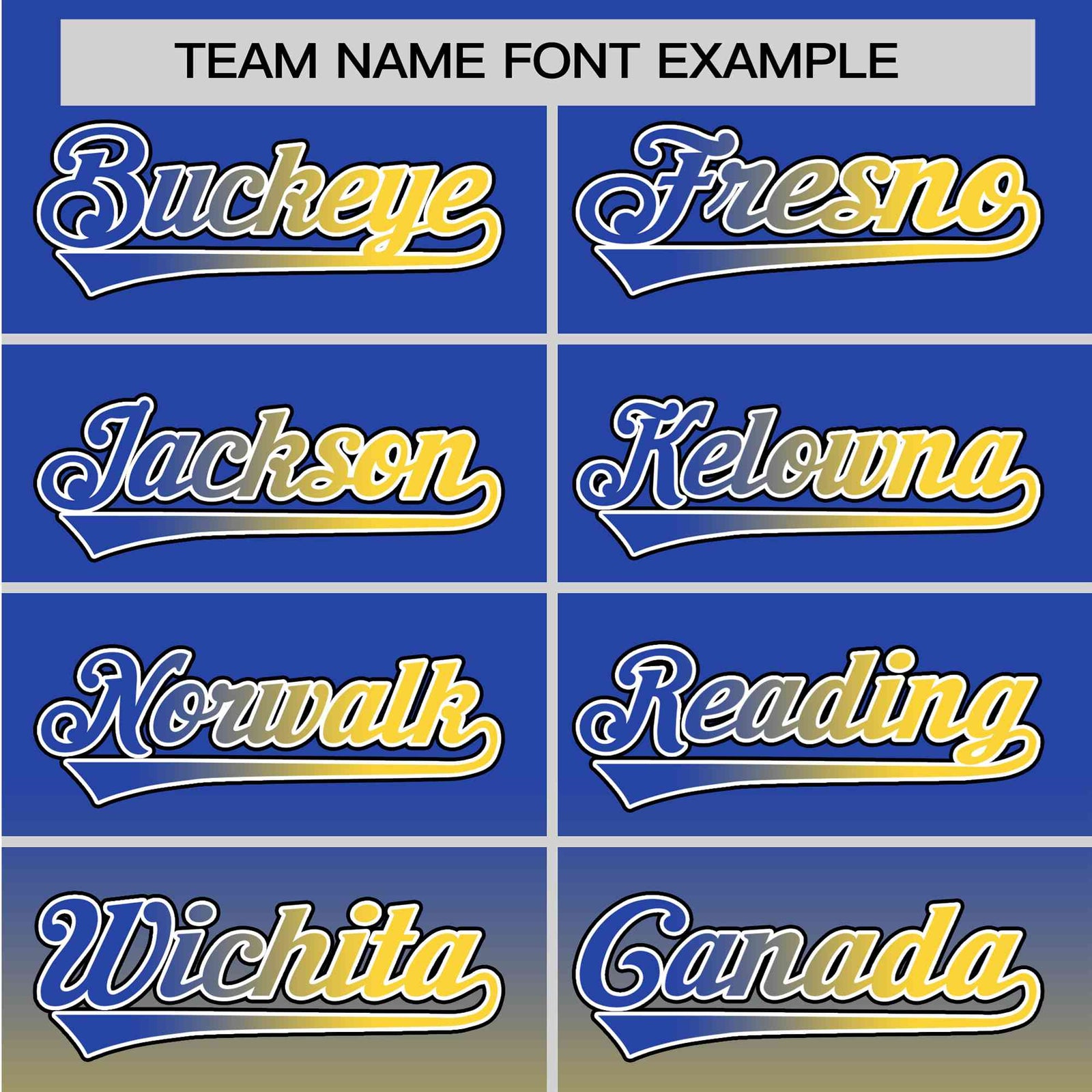 Custom Blue Yellow-Black Authentic Fade Fashion Baseball Jersey