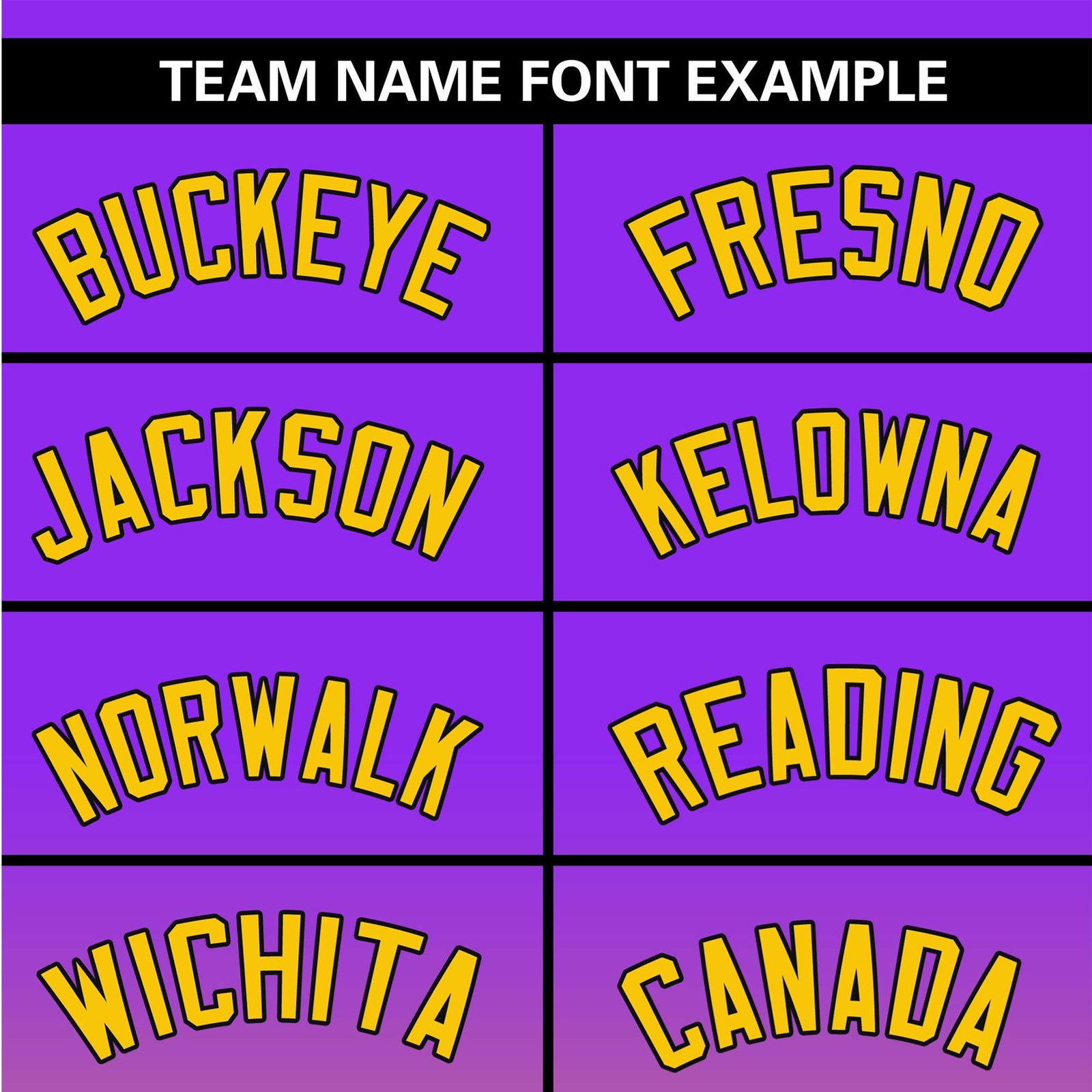 Custom Purple Yellow-Black Authentic Fade Fashion Baseball Jersey