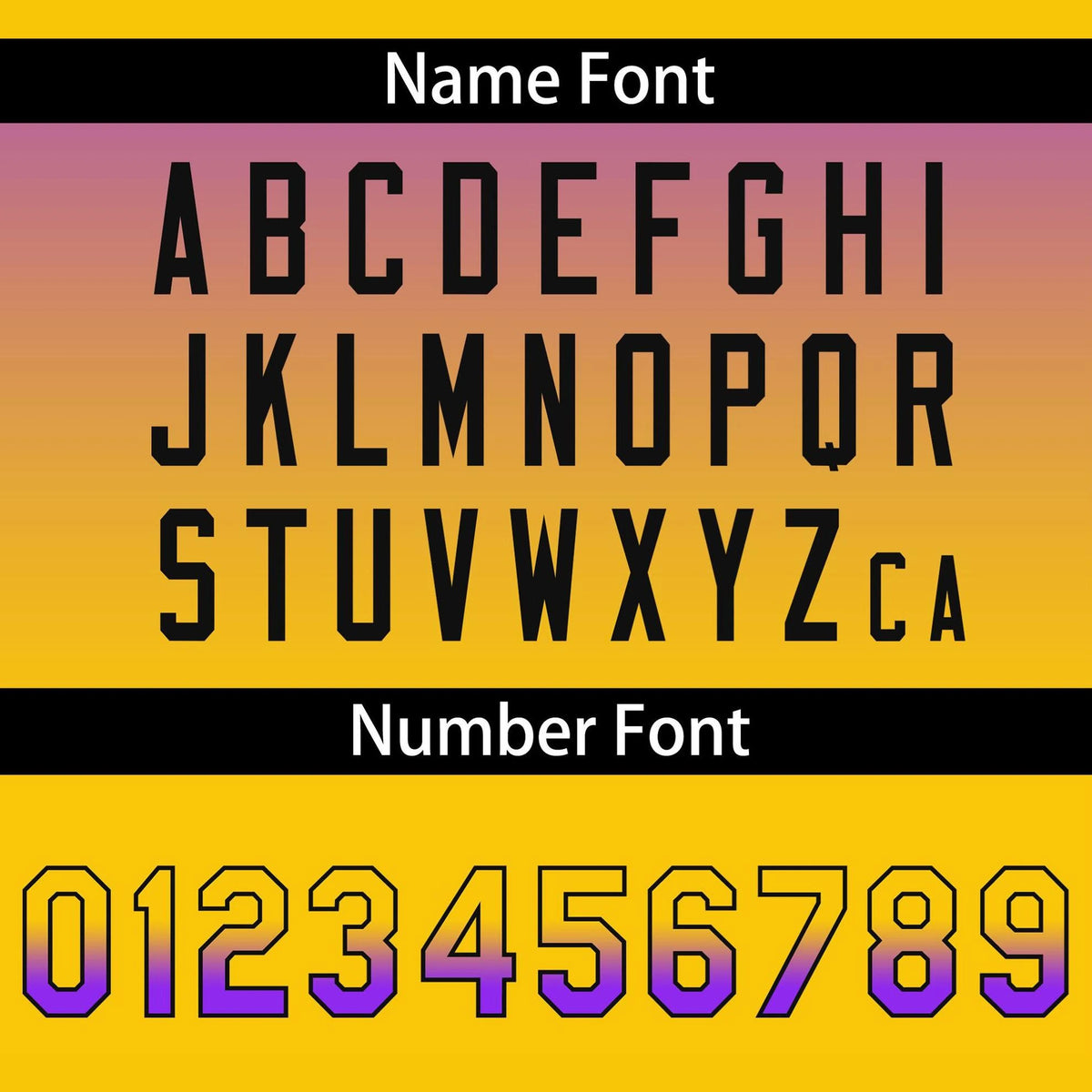 Custom Purple Yellow-Black Authentic Fade Fashion Baseball Jersey