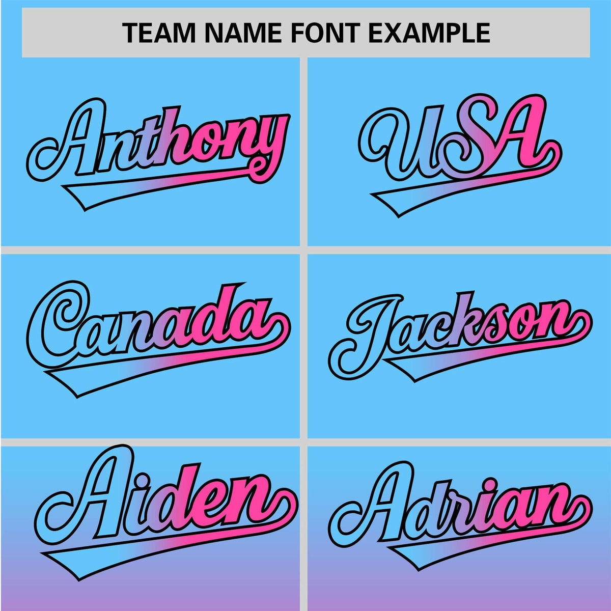 Custom Light Blue Pink-Black Authentic Fade Fashion Baseball Jersey