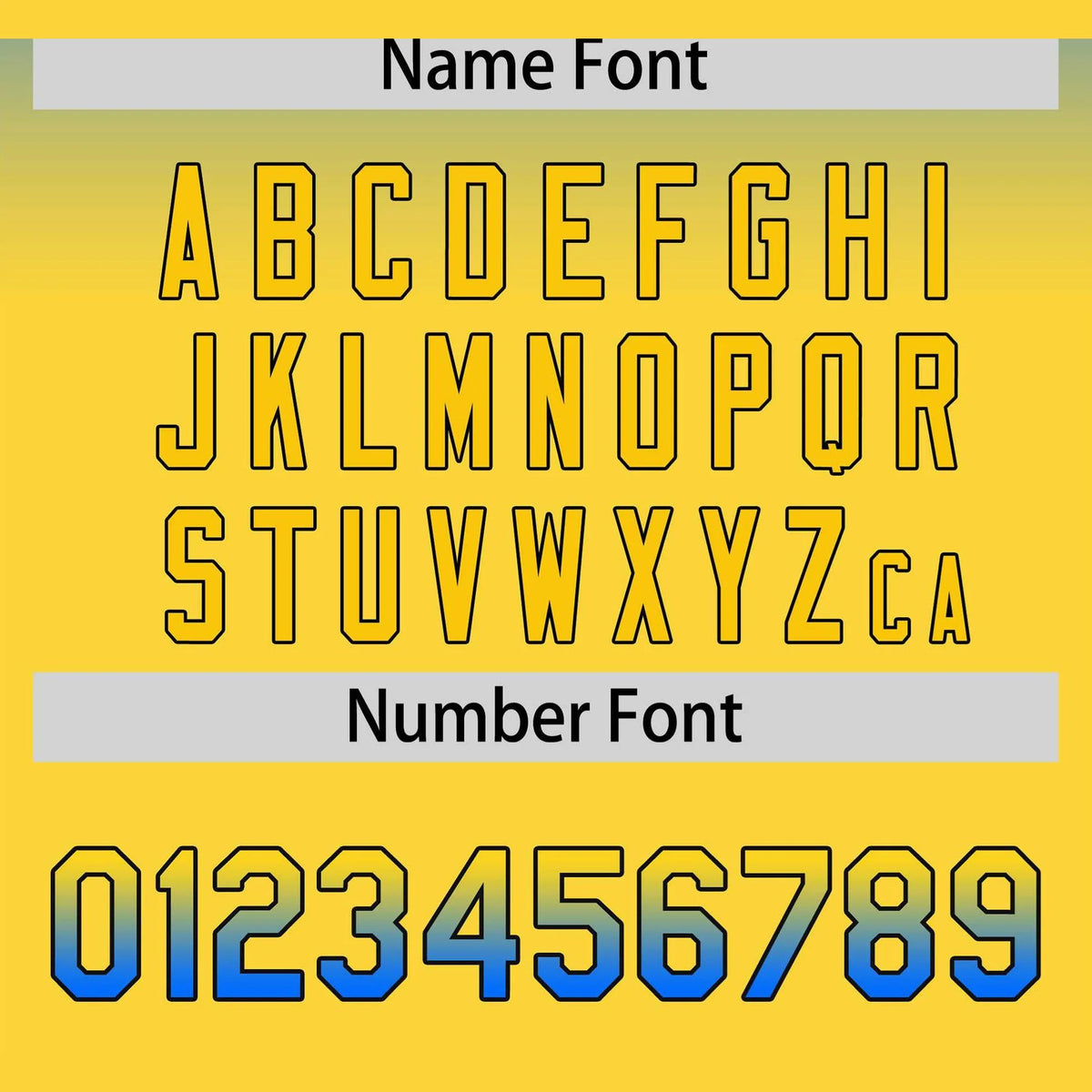 Custom Blue Yellow-Black Authentic Fade Fashion Baseball Jersey