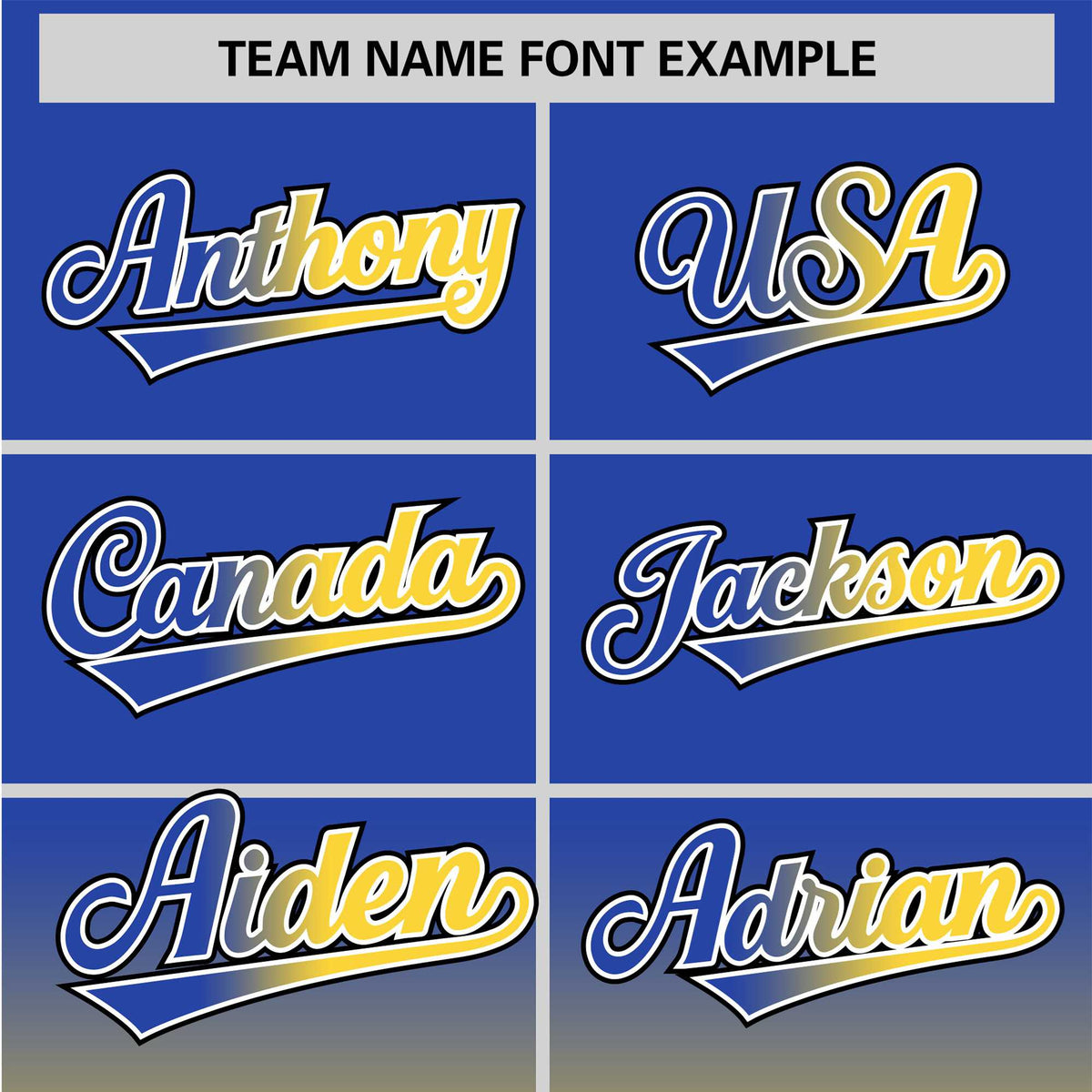 Custom Blue Yellow-Black Authentic Fade Fashion Baseball Jersey