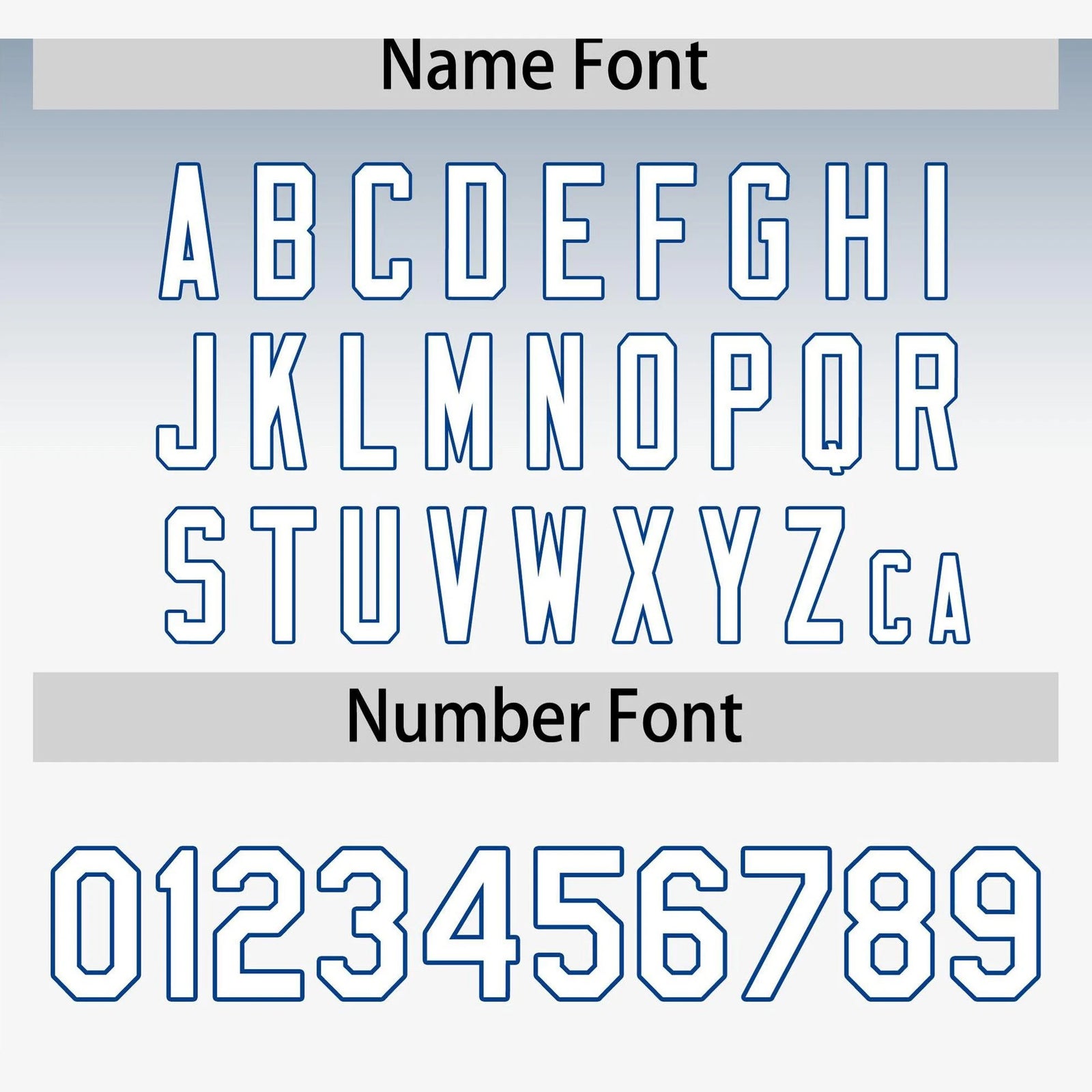 Custom Blue White Authentic Fade Fashion Baseball Jersey